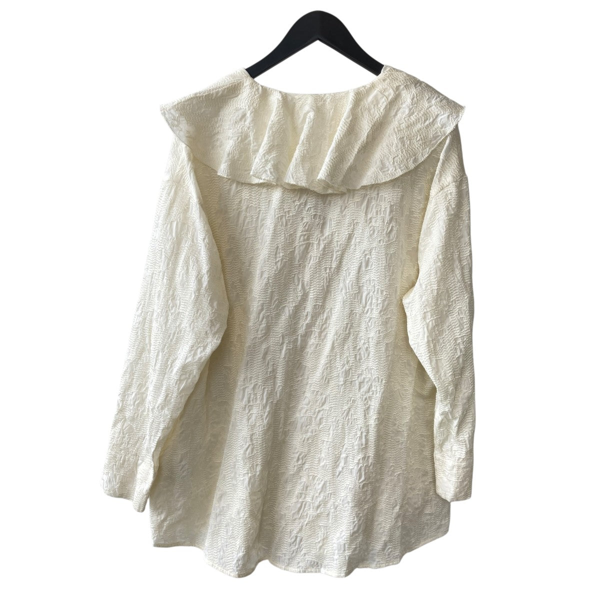 2WAY EMBROIDERY RUFFLE BLOUSE長袖シャツ01410490551