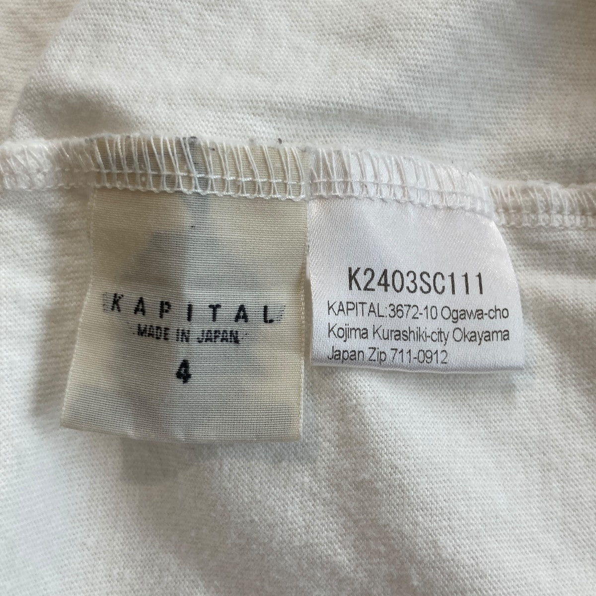 Tenjiku Ringer T半袖TシャツK2403SC111