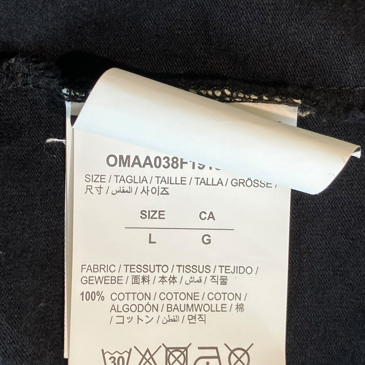 TシャツOMAA038F19185013