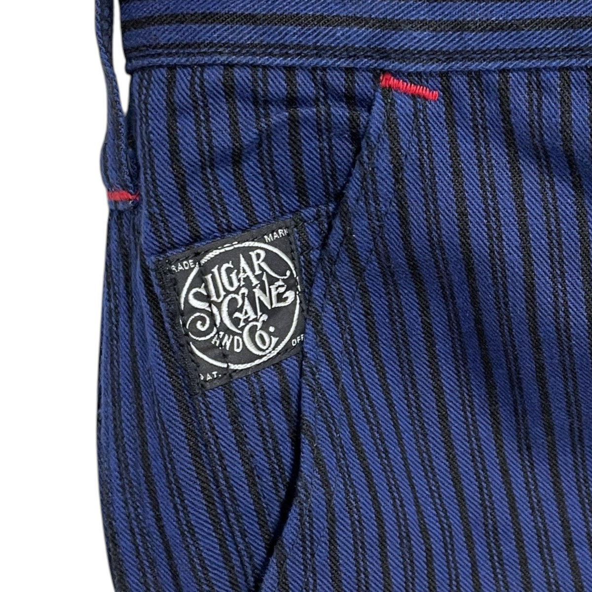 23SS ストライプ柄ワークパンツ 11oz． BLACK LIBERTY STRIPE WORK PANTS 11オンス ブラック リバティ ストライプ ワークパンツ SC42374