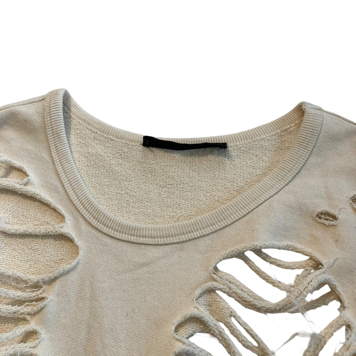 JUN／NAKAYAMA DISTRESSED CREWNECKトレーナーJN-FW25-025 古着・中古-6枚目のアイテム画像