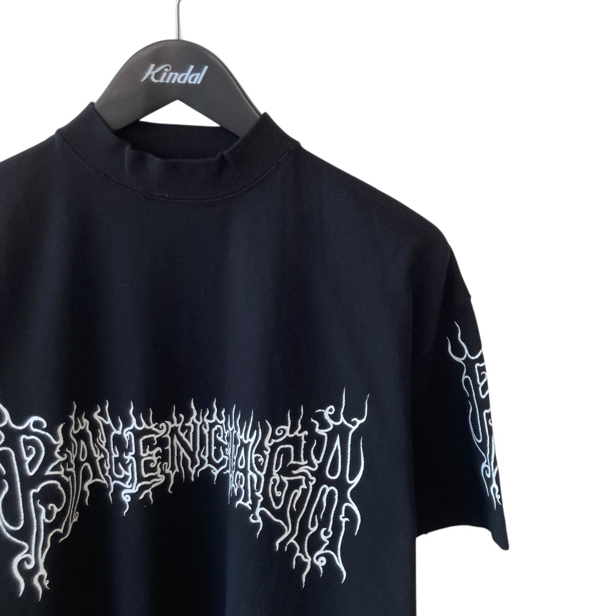 BALENCIAGA Darkwave Tee Black ＆ WhiteTシャツ739028 TPVN5 古着・中古-3枚目のアイテム画像