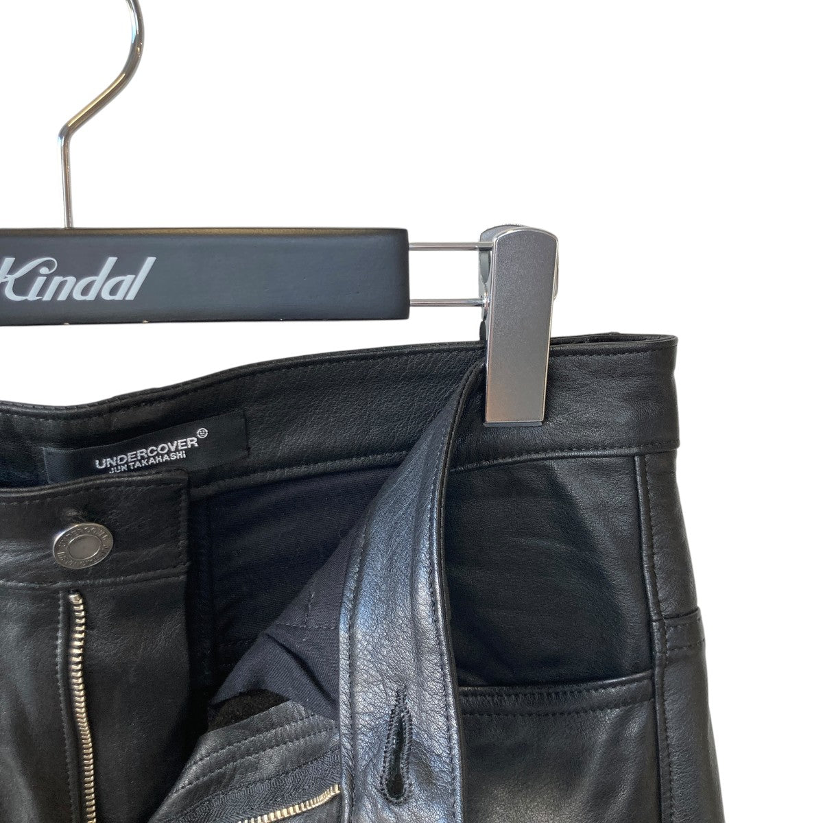 UNDERCOVER REBELGODS LEATHER PANTS 5POCKETレザーパンツUC1D4501-2 古着・中古-3枚目のアイテム画像