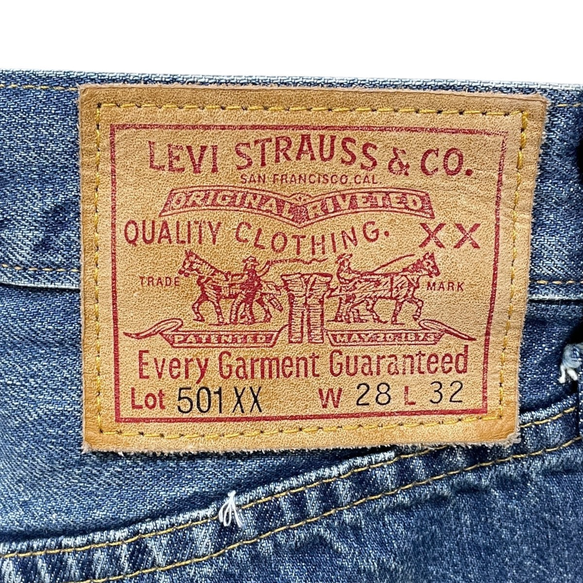 加工デニムパンツ 501XX 47年モデル BIG E 日本製 47501-0226