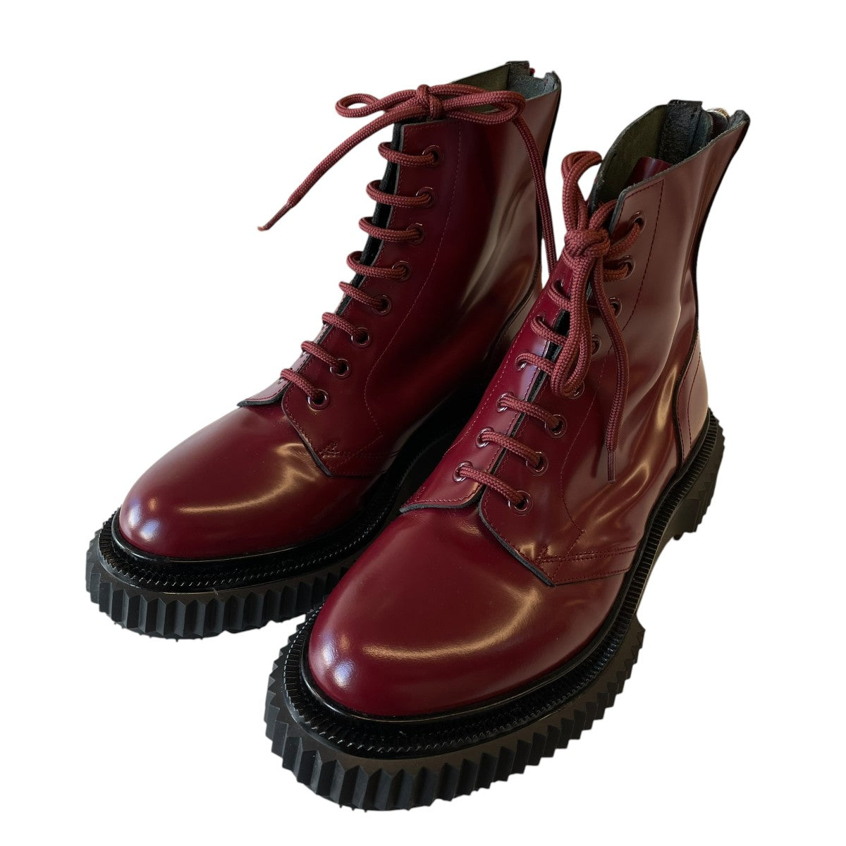 UNDERCOVER×ADIEV Type 196バックジップブーツ ワインレッド サイズ 41