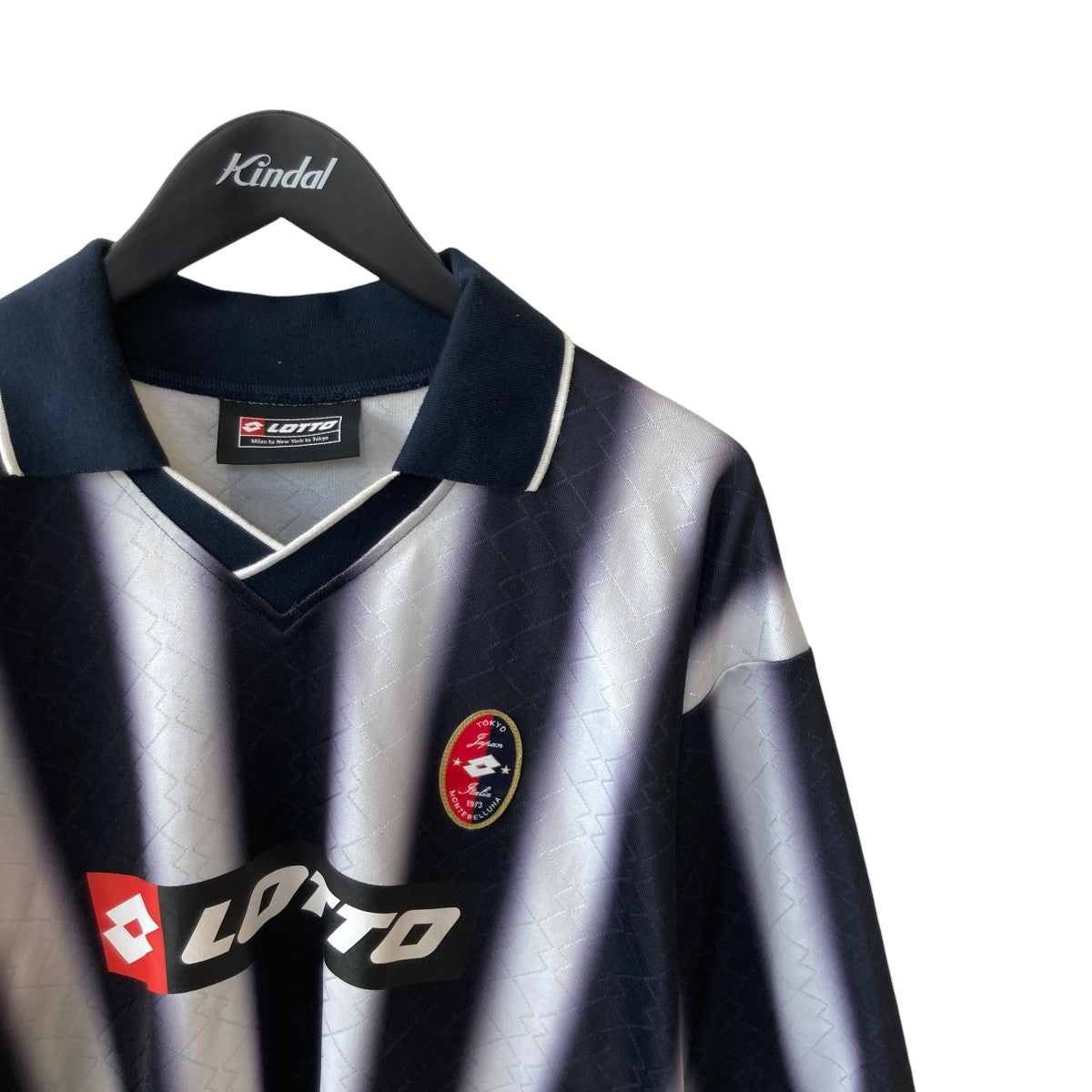 LOTTO FADE STRIPE GAME SHIRTSフットボールTシャツUMA5-11LOTTO001 古着・中古-3枚目のアイテム画像