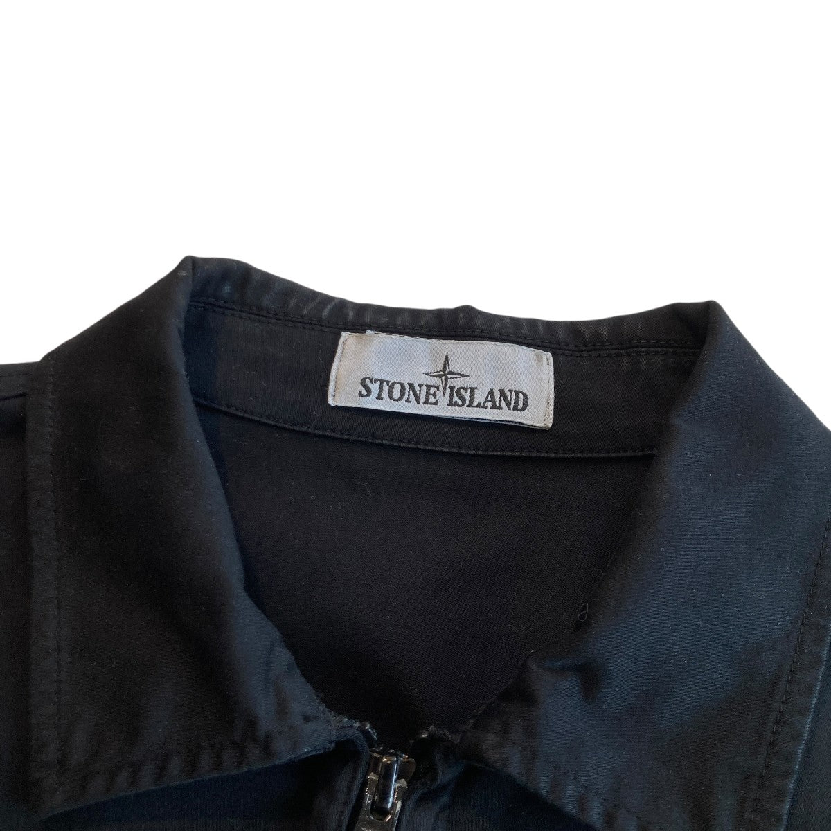 STONE ISLAND 25SSORGANIC STRETCH COTTON SATINシャツジャケットK1S151200128 古着・中古-7枚目のアイテム画像