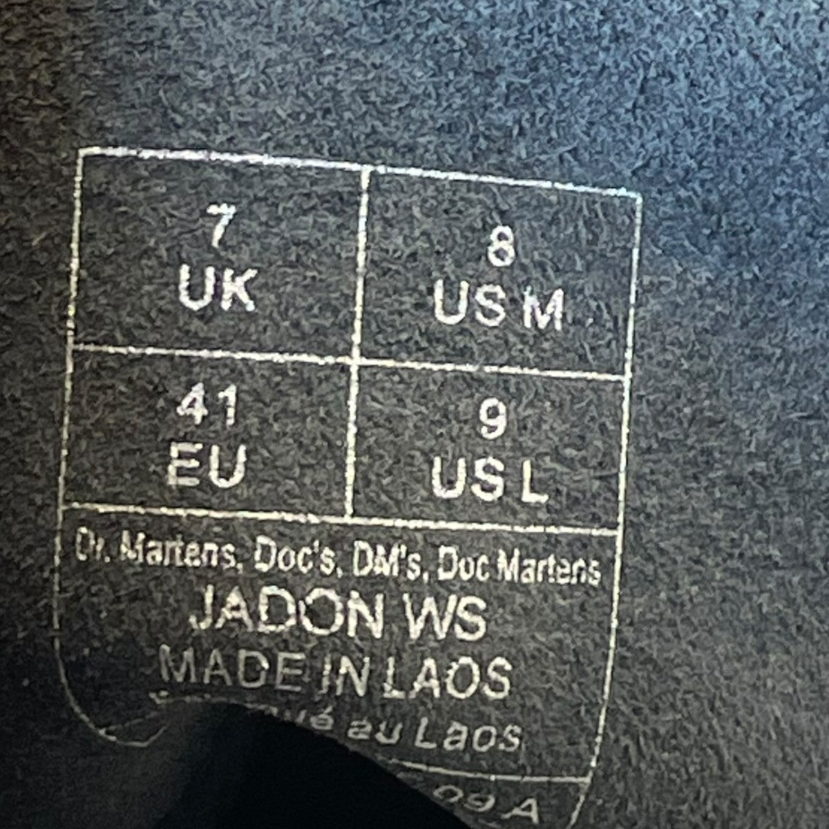 Dr．Martens JADON WSブーツgt09a 古着・中古-6枚目のアイテム画像