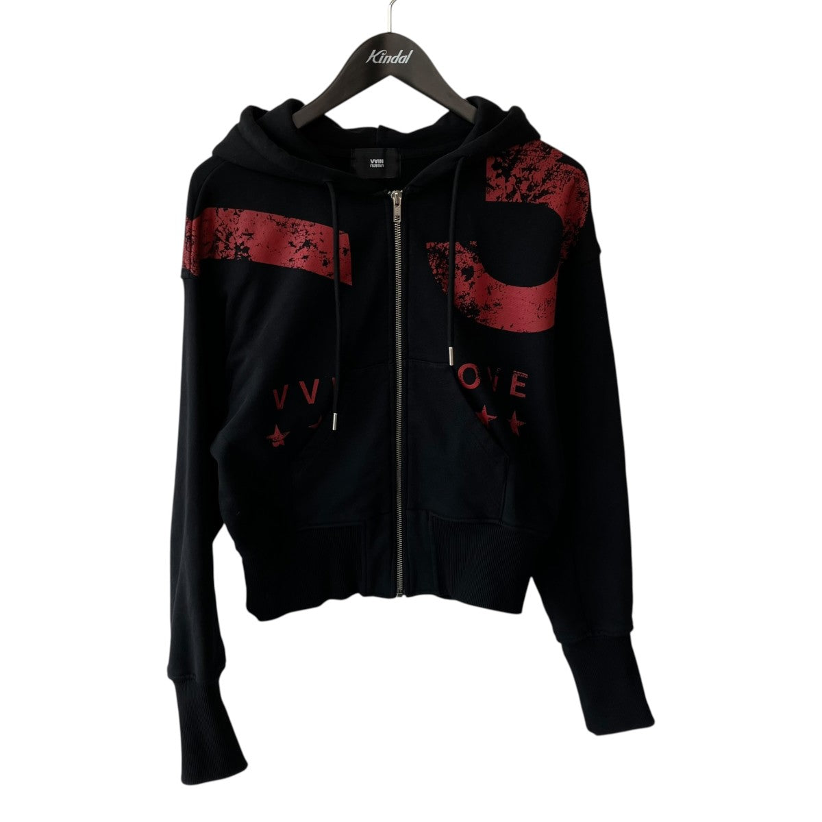 VAIN RG ZIP HOODIE BLACK NUBIAN EXCLUSIVEパーカー