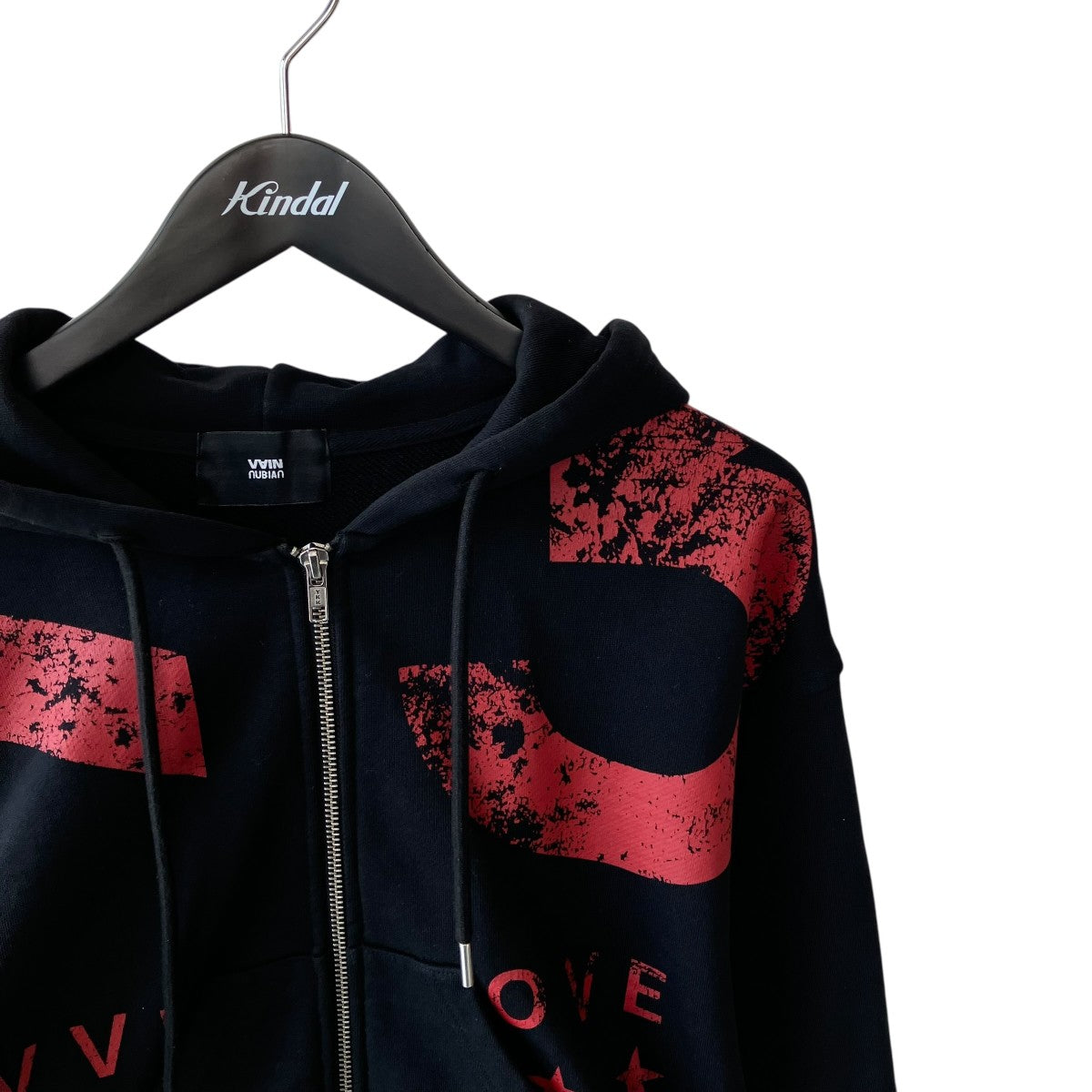 VAIN RG ZIP HOODIE BLACK NUBIAN EXCLUSIVEパーカー