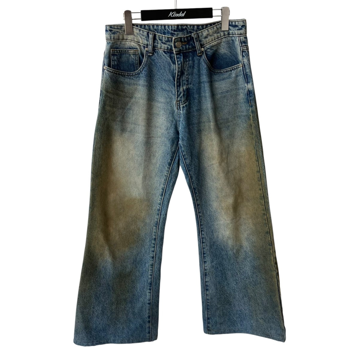 BASKETCASE GALLERY LAX BAGGY DENIM MUDデニムパンツ 古着・中古-1枚目のアイテム画像