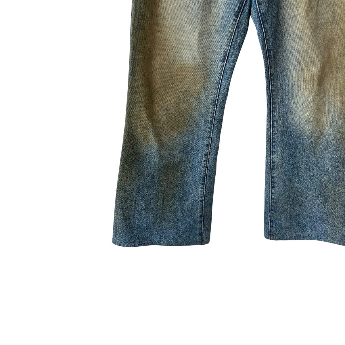 BASKETCASE GALLERY LAX BAGGY DENIM MUDデニムパンツ 古着・中古-4枚目のアイテム画像