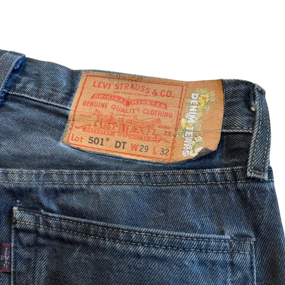 Denim Tears×LEVI’S デニムパンツPC9-A1592-0001 古着・中古-7枚目のアイテム画像