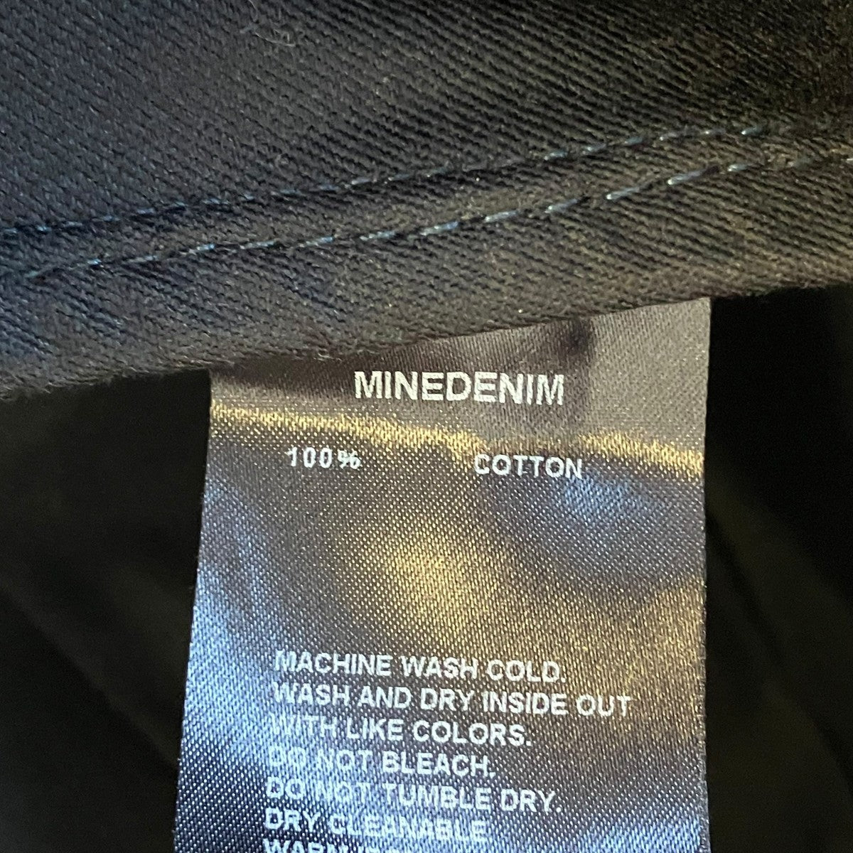 MINEDENIM WTNB．Wide Works PantsデニムパンツYWMND02-80-282 古着・中古-6枚目のアイテム画像