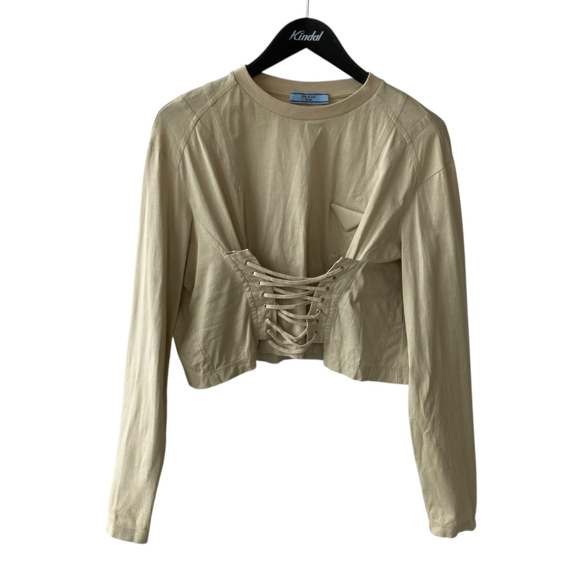Crew Neck Crop Top長袖カットソー34632C