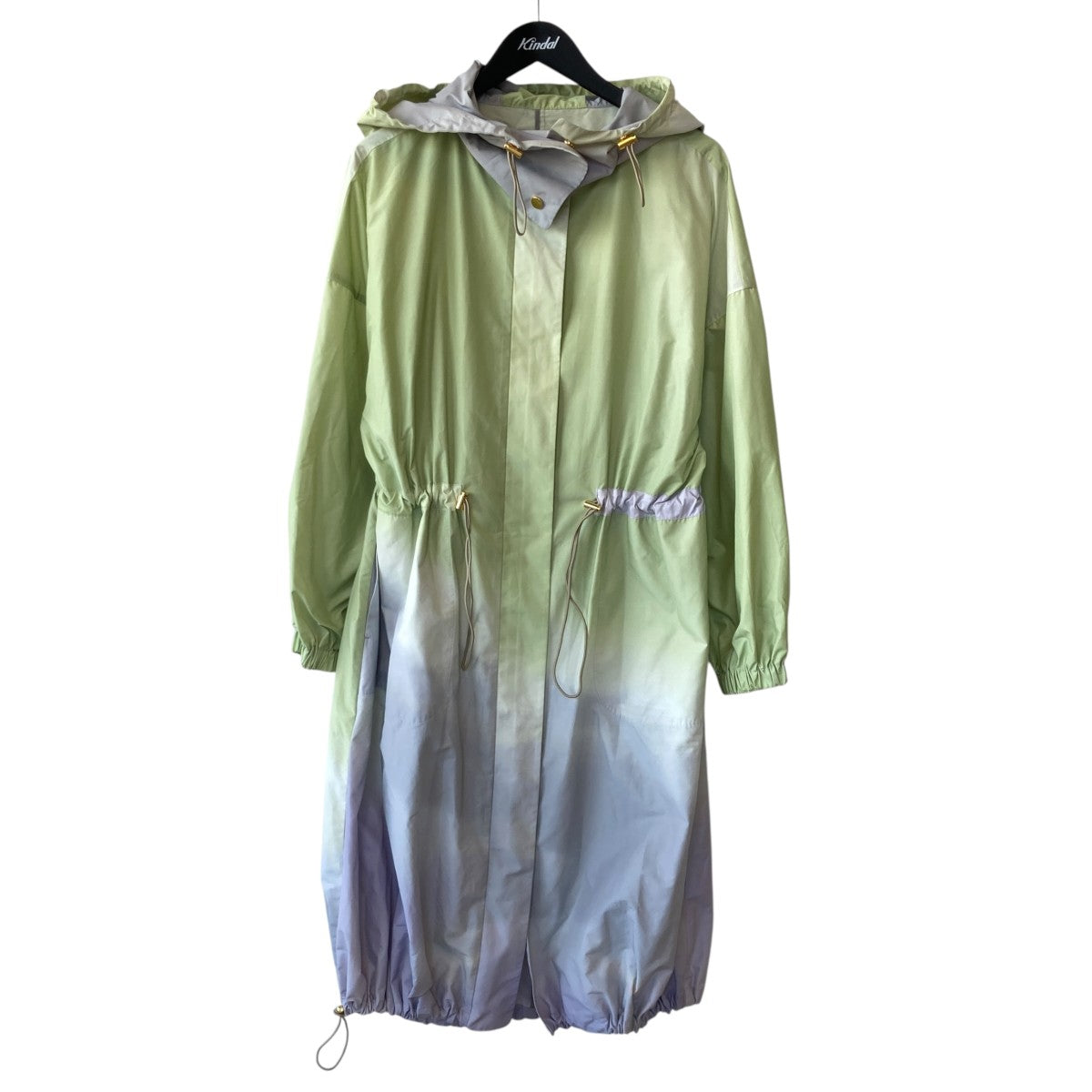 PRINT VOLUME HOOD COATコート0582TM1117P