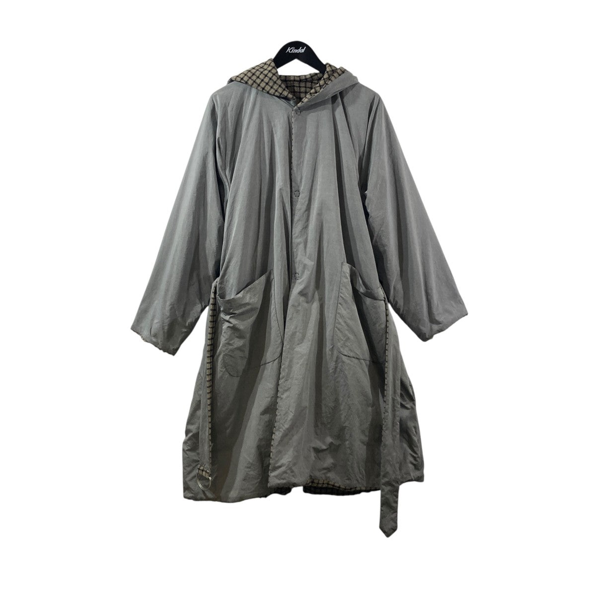 REVERSIBLE NETWORK CHECK JEDI COATコート17A38