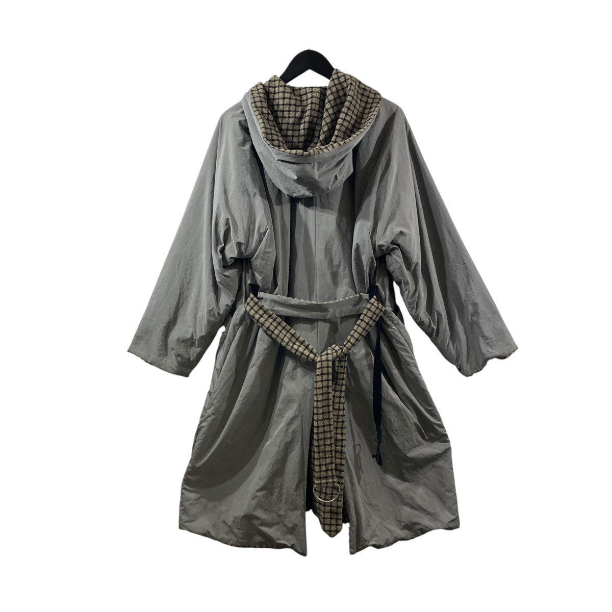 REVERSIBLE NETWORK CHECK JEDI COATコート17A38