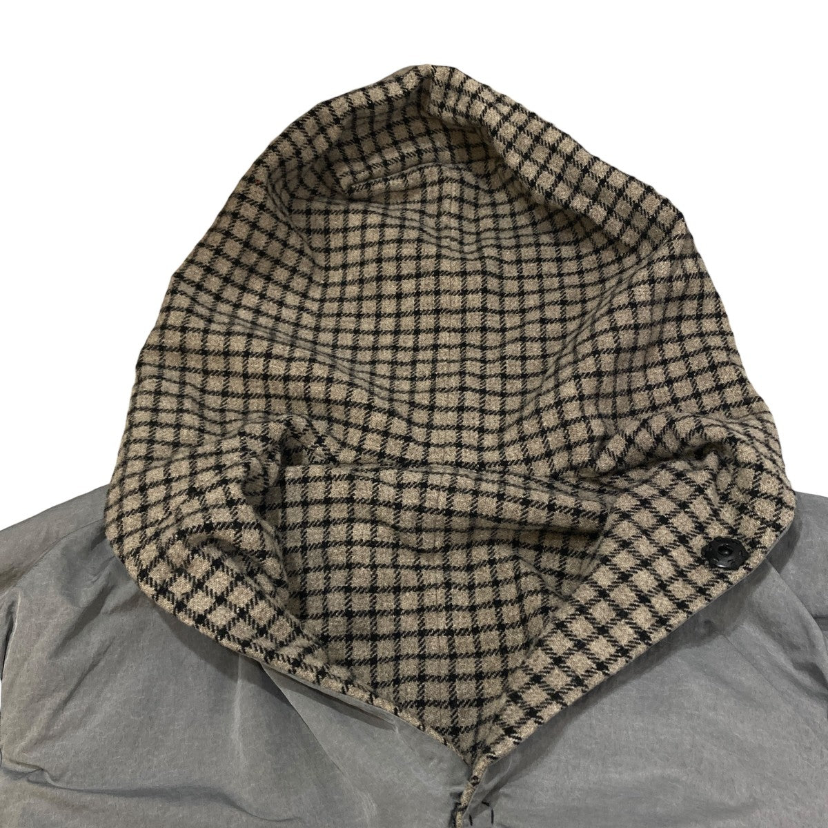 REVERSIBLE NETWORK CHECK JEDI COATコート17A38