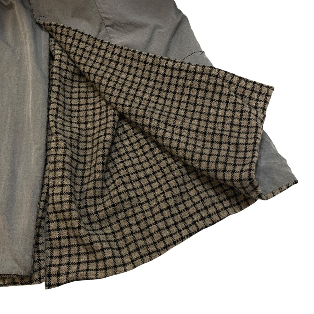 REVERSIBLE NETWORK CHECK JEDI COATコート17A38
