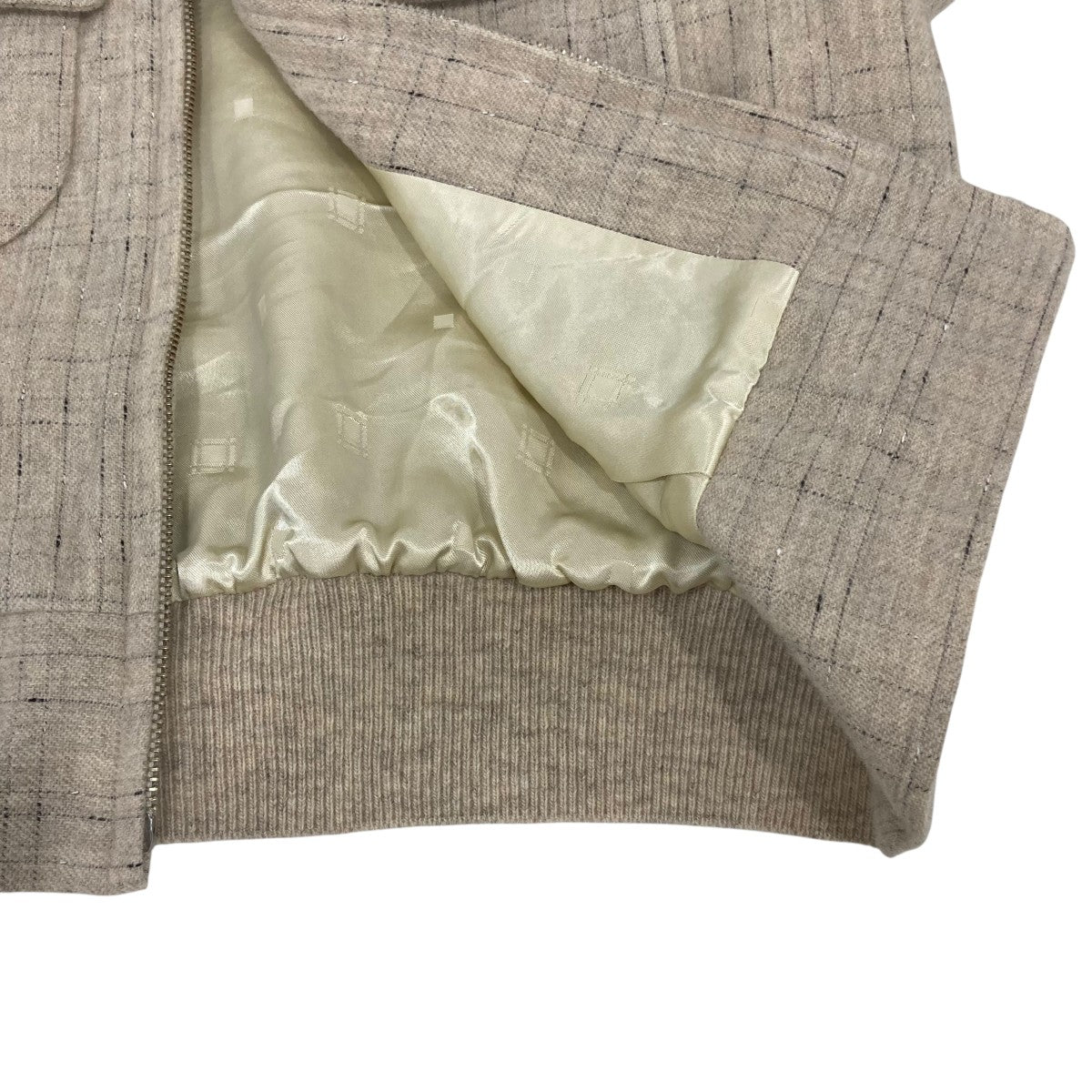 SPLASHED PATTERN ZIP-UP BLOUSONブルゾンFUUOT002