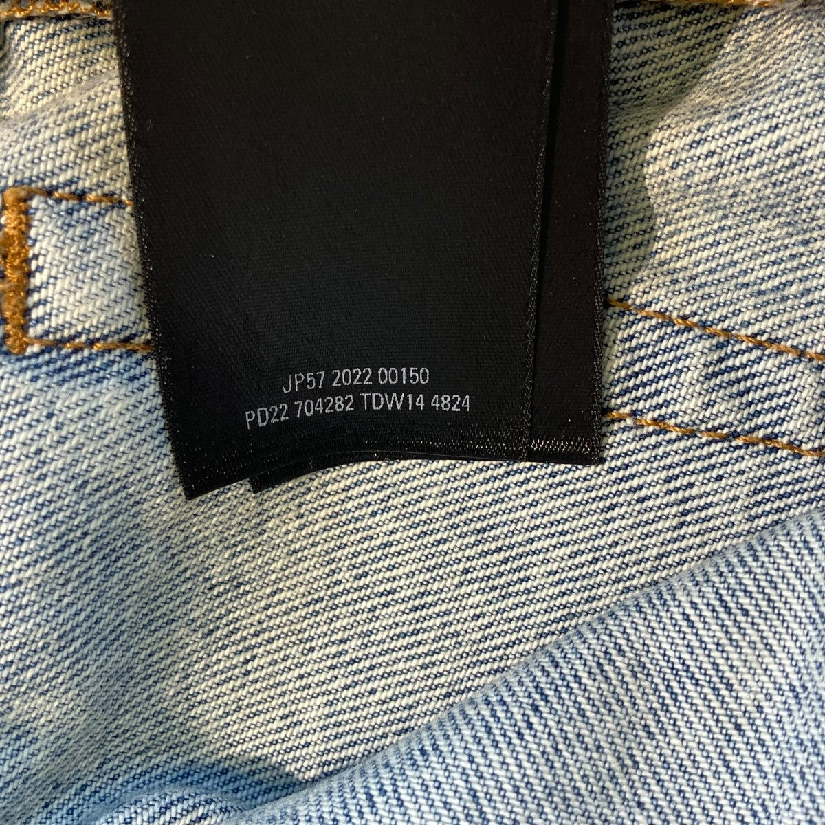 PULL-UP TROUSERSデニムパンツ704282 TDW14