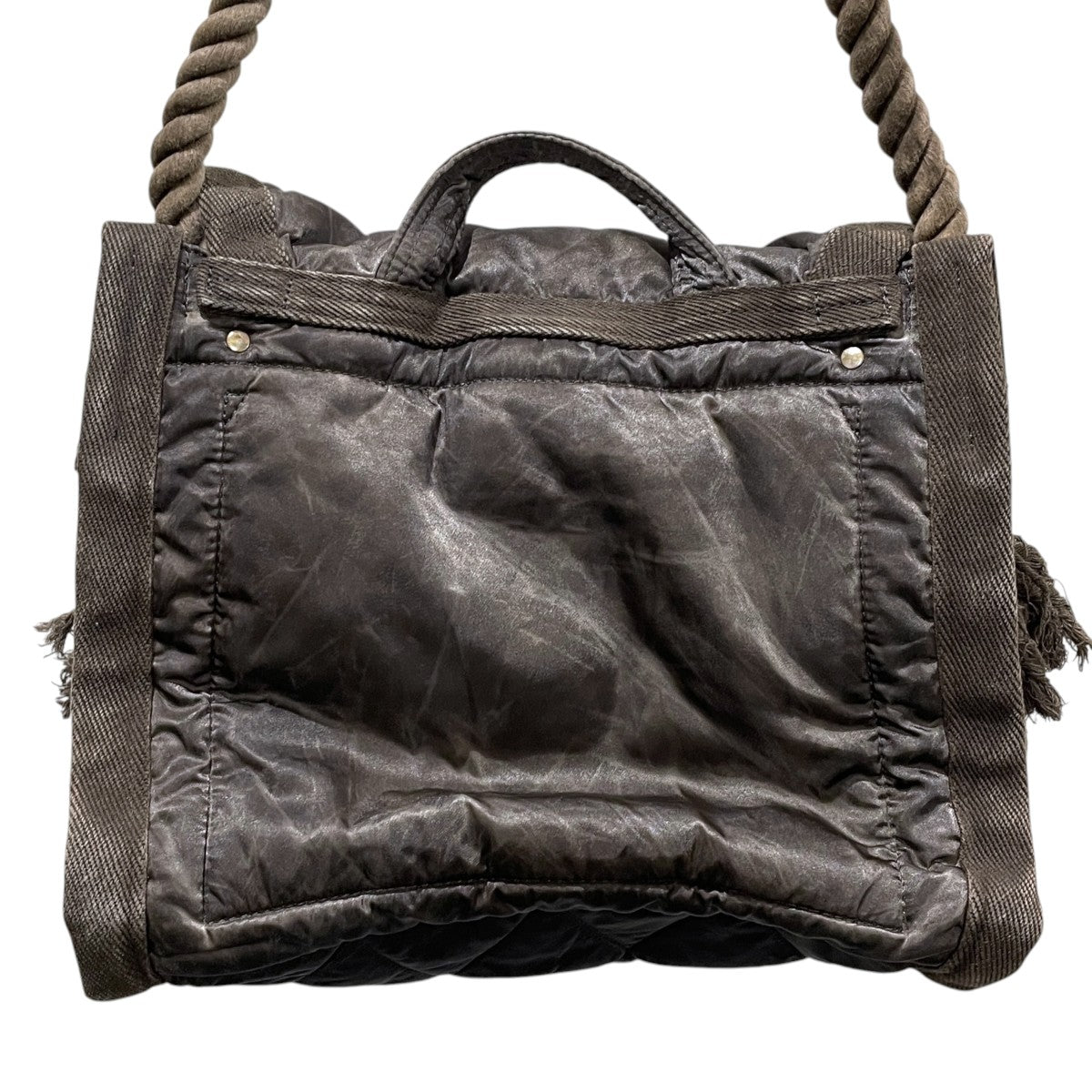 23AW 暮染め2WAYショルダーバッグ ハンドバッグ OLDNEW NEWSPAPER BAG
