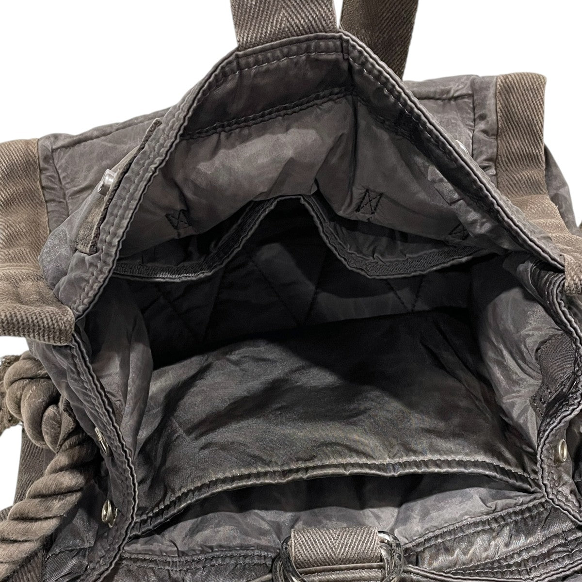 23AW 暮染め2WAYショルダーバッグ ハンドバッグ OLDNEW NEWSPAPER BAG