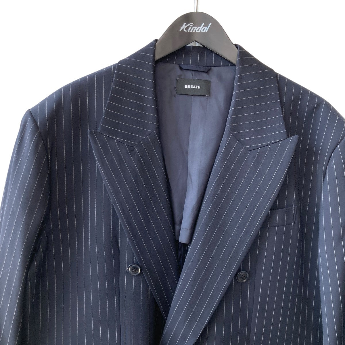 OVERSIZE DOUBLE JACKETピンストライプダブルジャケットBR26SS-O0005