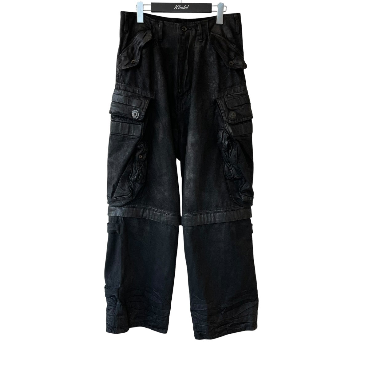 12oz DENIM GASMASK WIDE TROUSER (20TH EXCLUSIVE)カーゴパンツ938PAM1-C