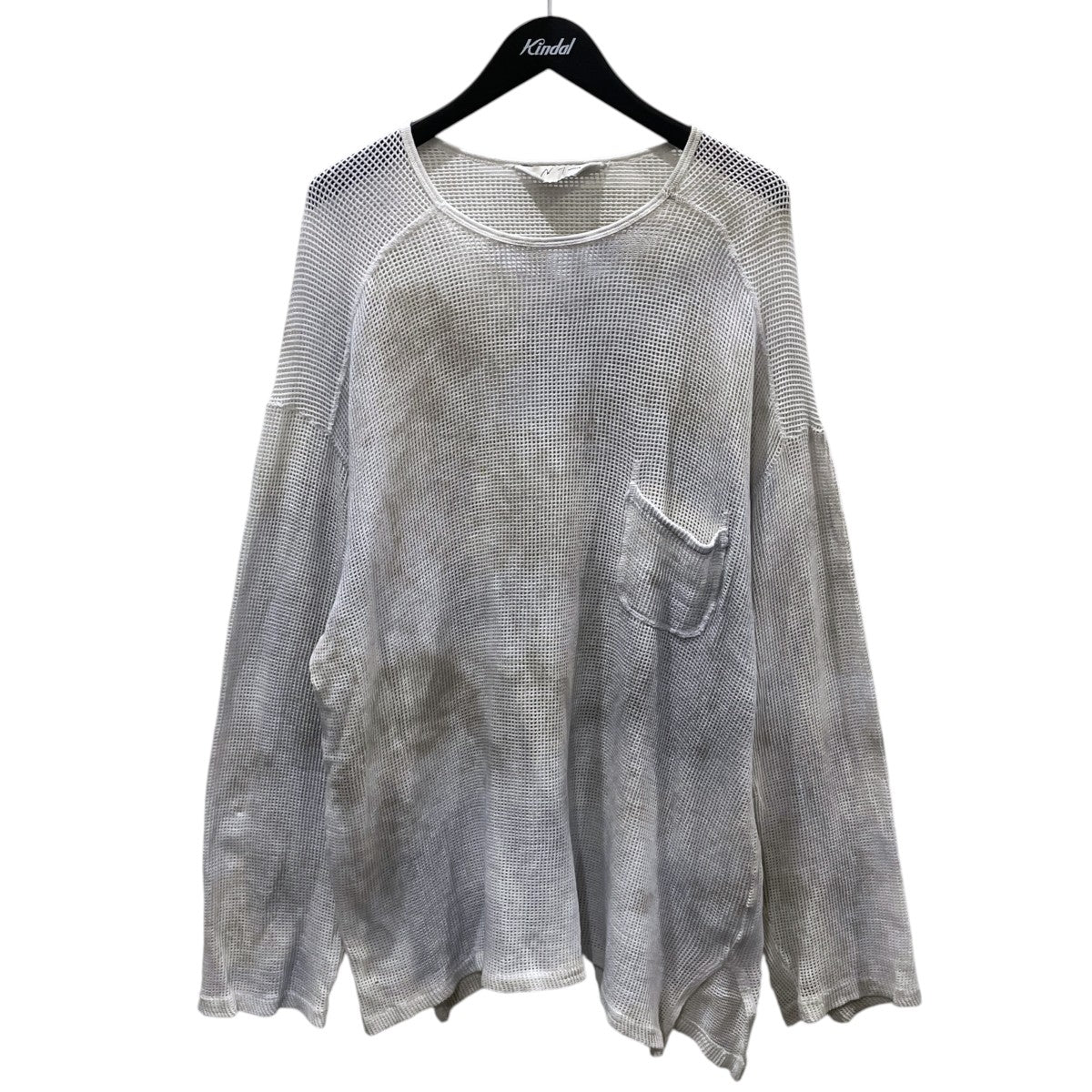 24SS メッシュカットソー DYED MESH LS T-SHIRT ダイドメッシュロングスリーブTシャツ ANC-CT54