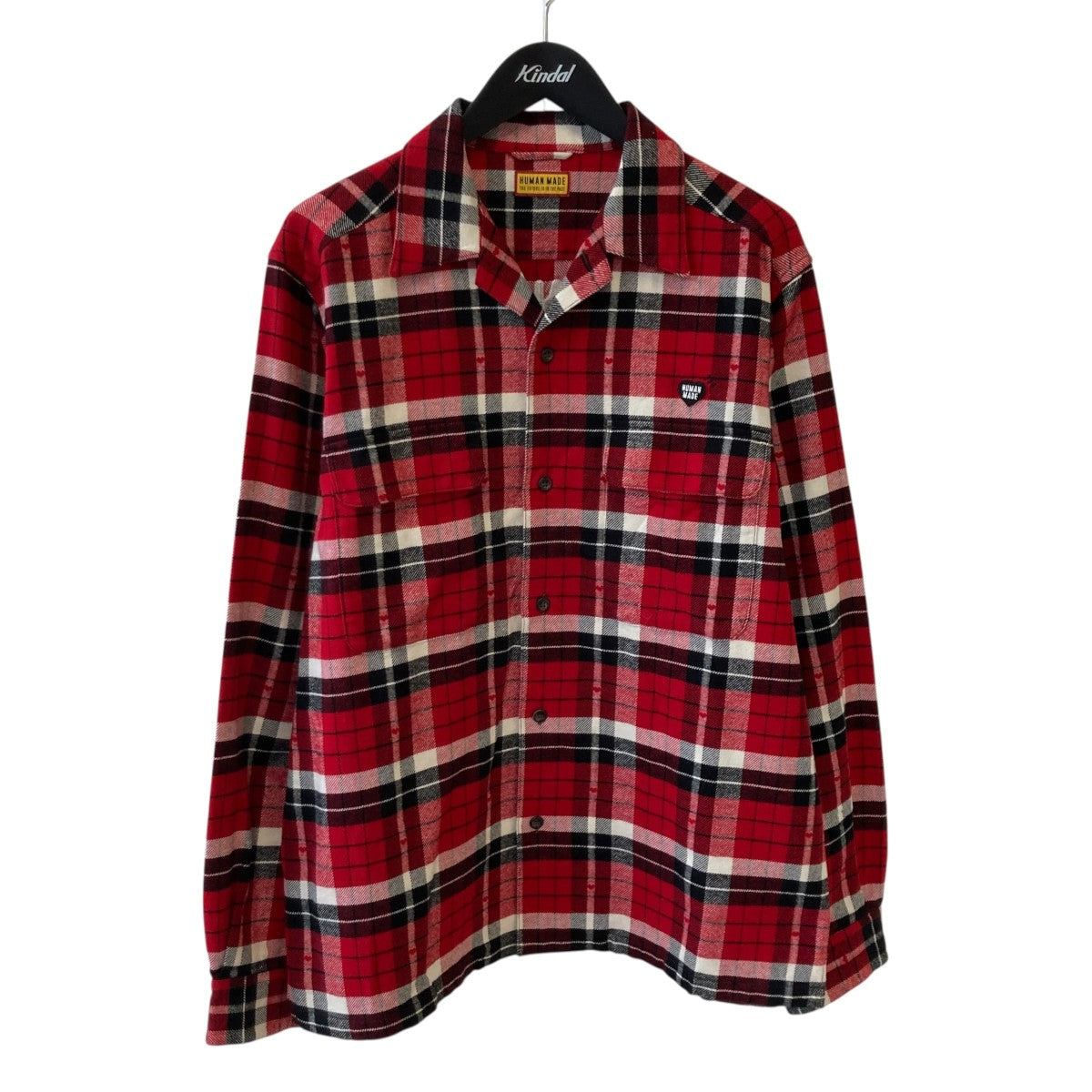 HUMAN MADE FLANNEL CHECK SHIRT長袖シャツHM30SH015 古着・中古-1枚目のアイテム画像