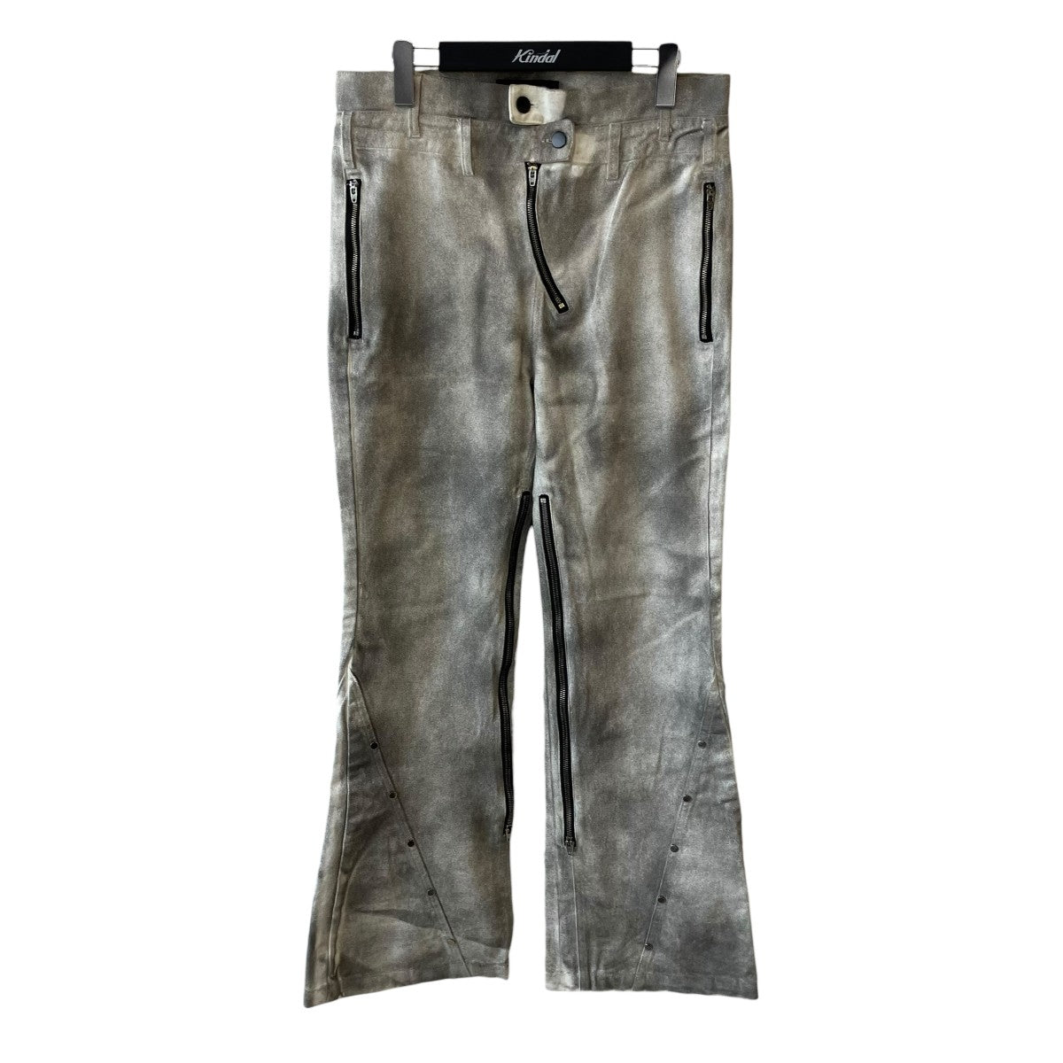 BEBOF SPRAY WASHING FLARE DENIM PANTSパンツ 古着・中古-1枚目のアイテム画像