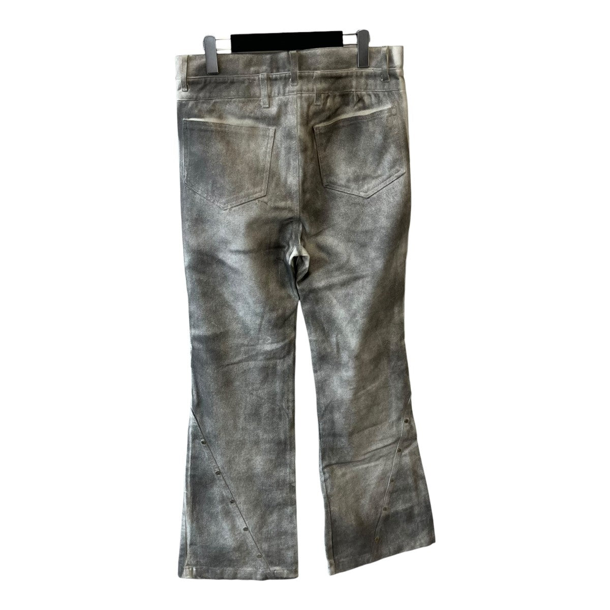 BEBOF SPRAY WASHING FLARE DENIM PANTSパンツ 古着・中古-2枚目のアイテム画像