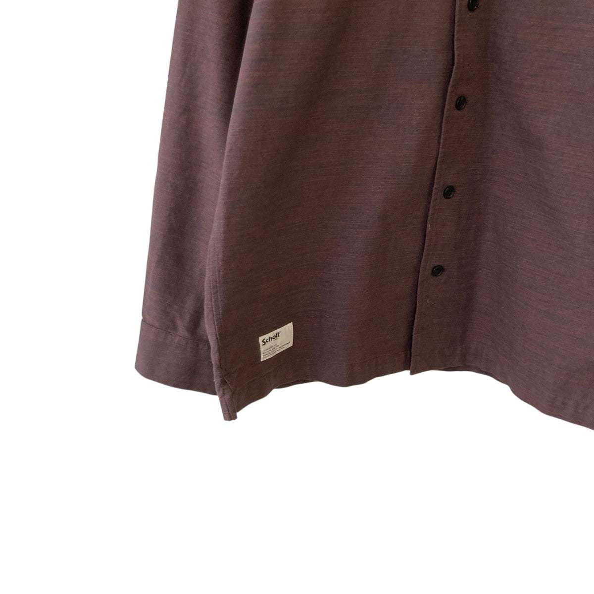 Schott MIX SHARK COLLAR SHIRT長袖シャツ782-6120003 古着・中古-4枚目のアイテム画像