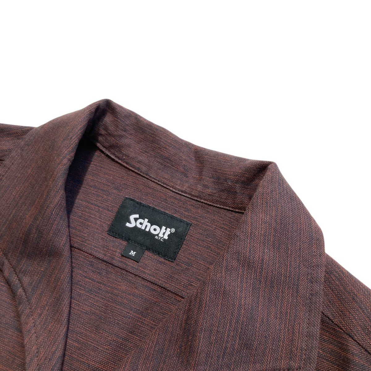 Schott MIX SHARK COLLAR SHIRT長袖シャツ782-6120003 古着・中古-5枚目のアイテム画像