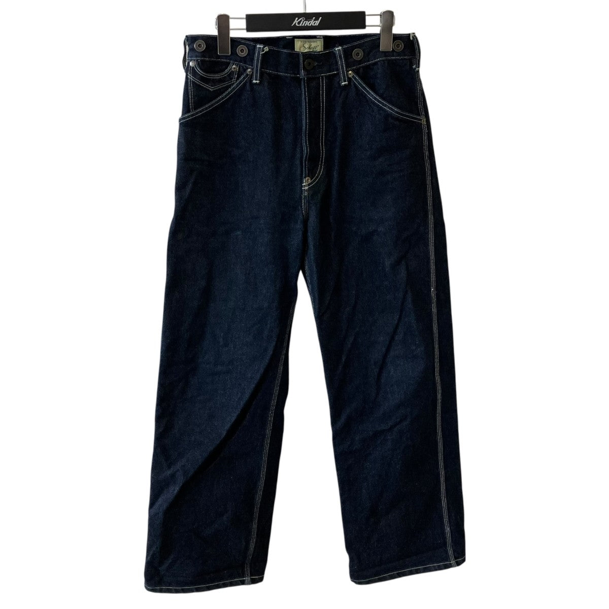 Schott 25AW926 FP WIDE DENIM PANTSデニムパンツ782-5911005 古着・中古-1枚目のアイテム画像