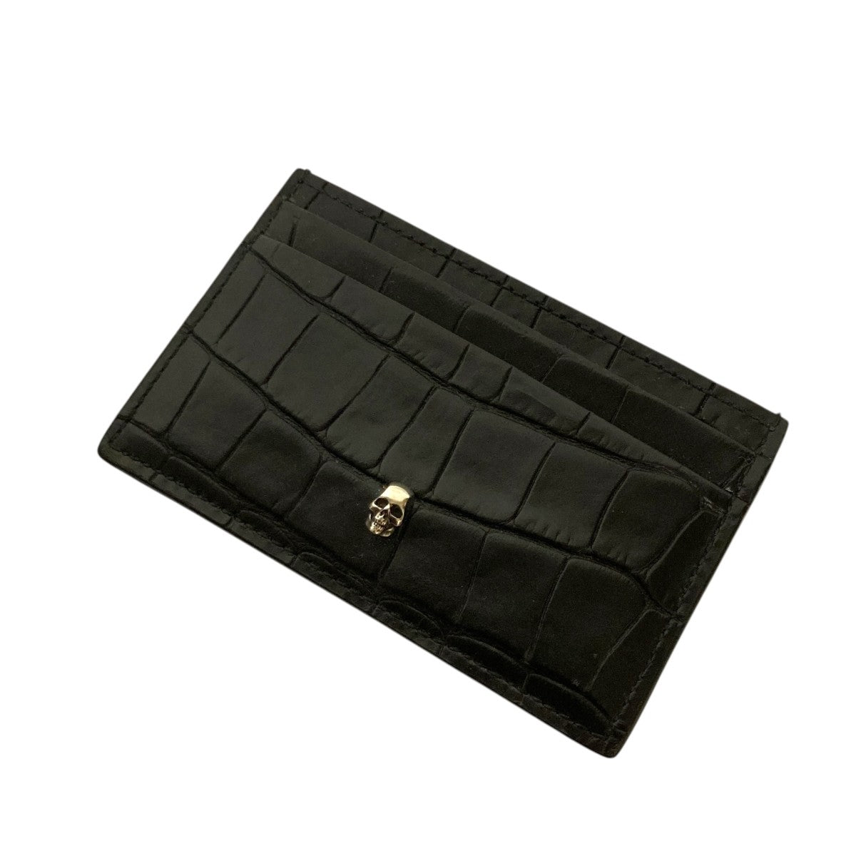 Embossed Croc Card Holderカードケース649212 486430