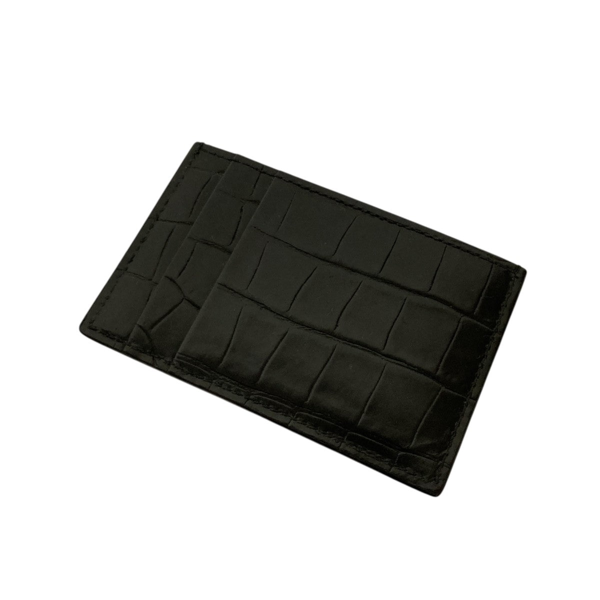 Embossed Croc Card Holderカードケース649212 486430