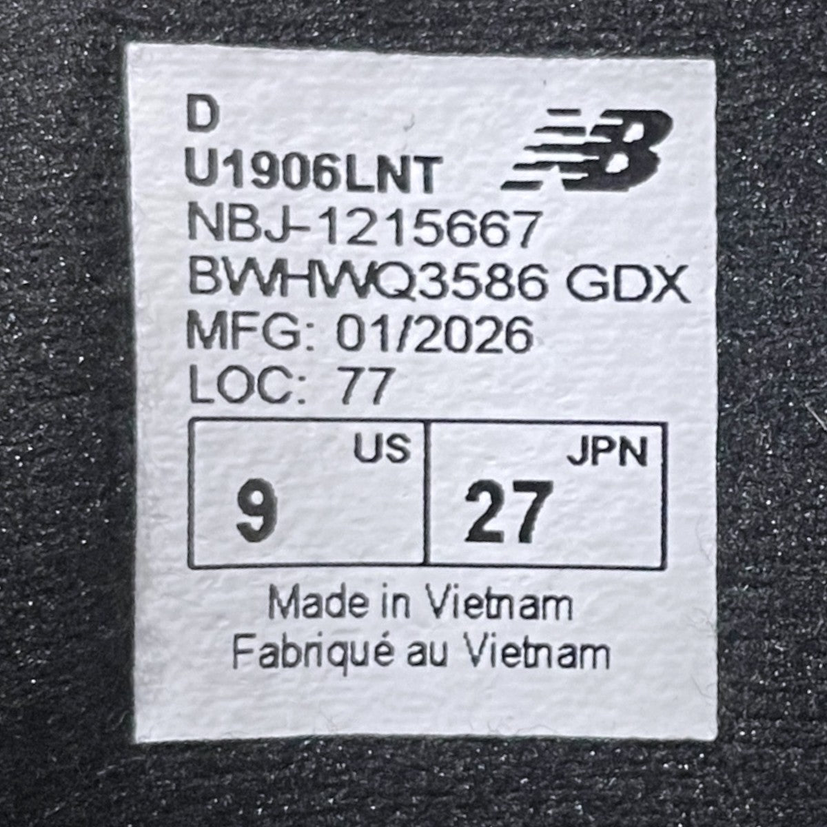 ローファースニーカー U1906LNT