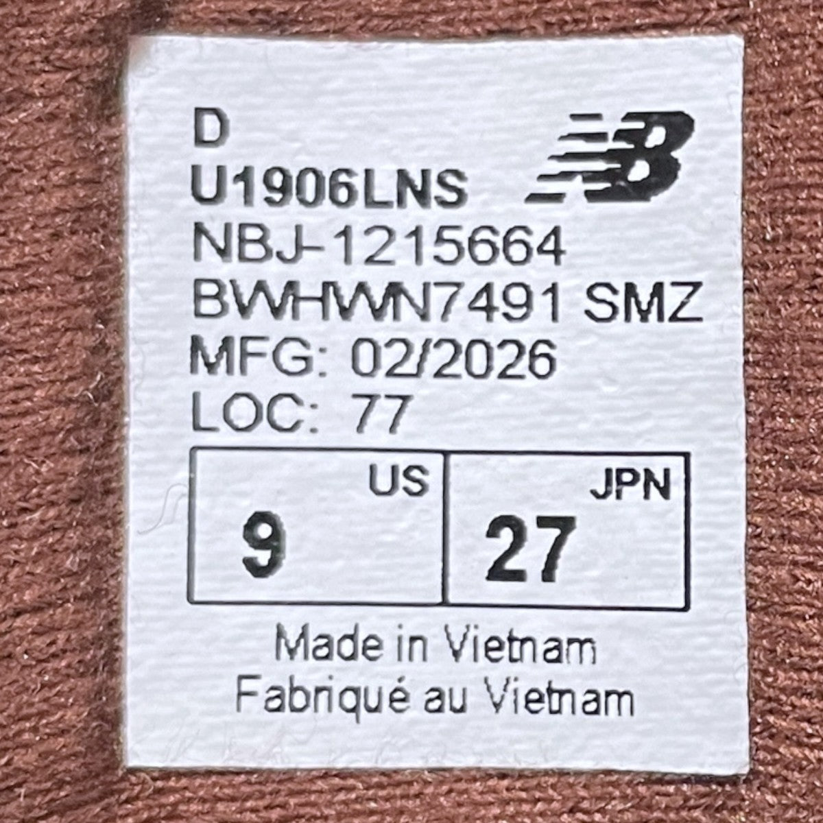ローファースニーカー U1906LNS
