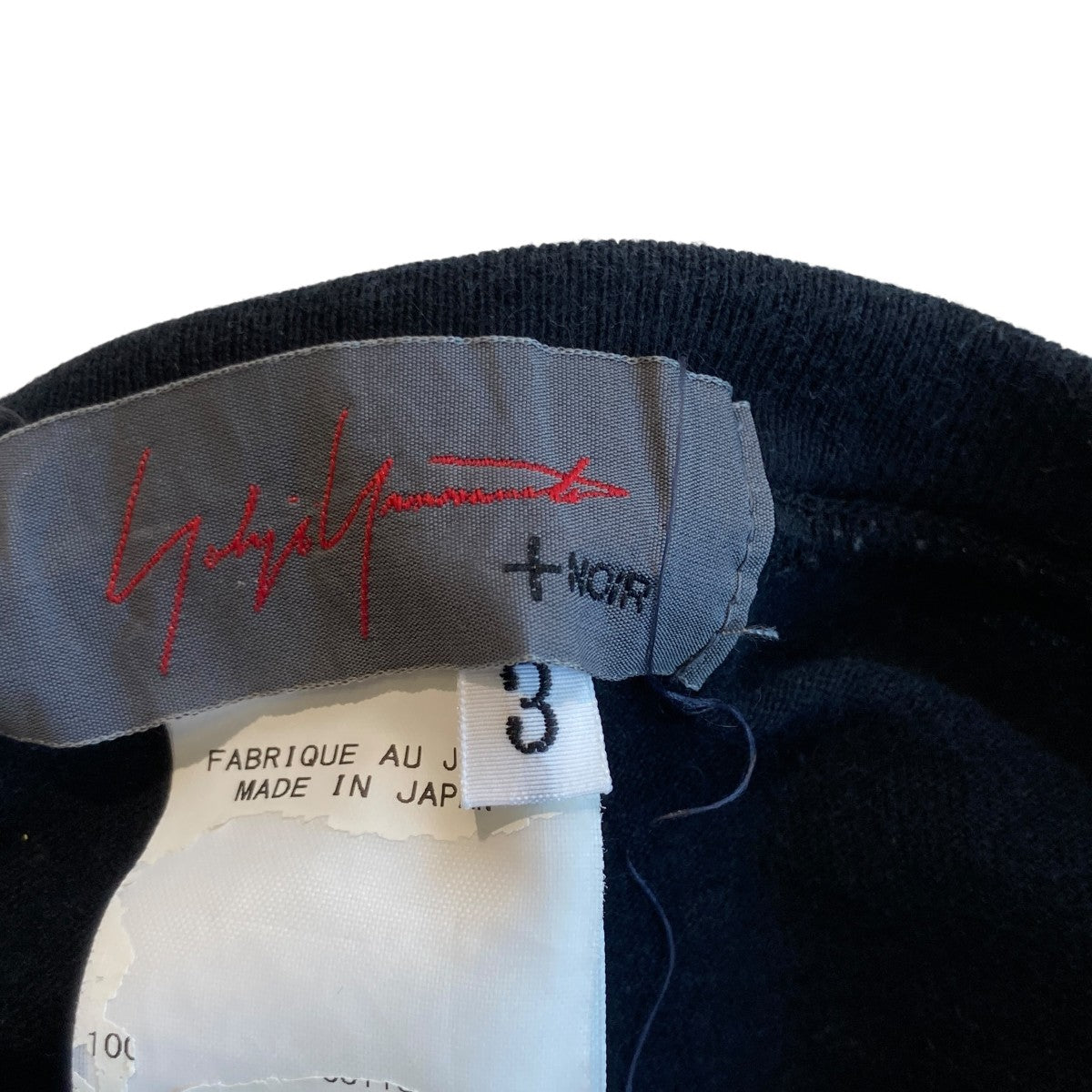 yohji yamamoto+Noir 内田すずめTシャツNR-T85-050 古着・中古-5枚目のアイテム画像