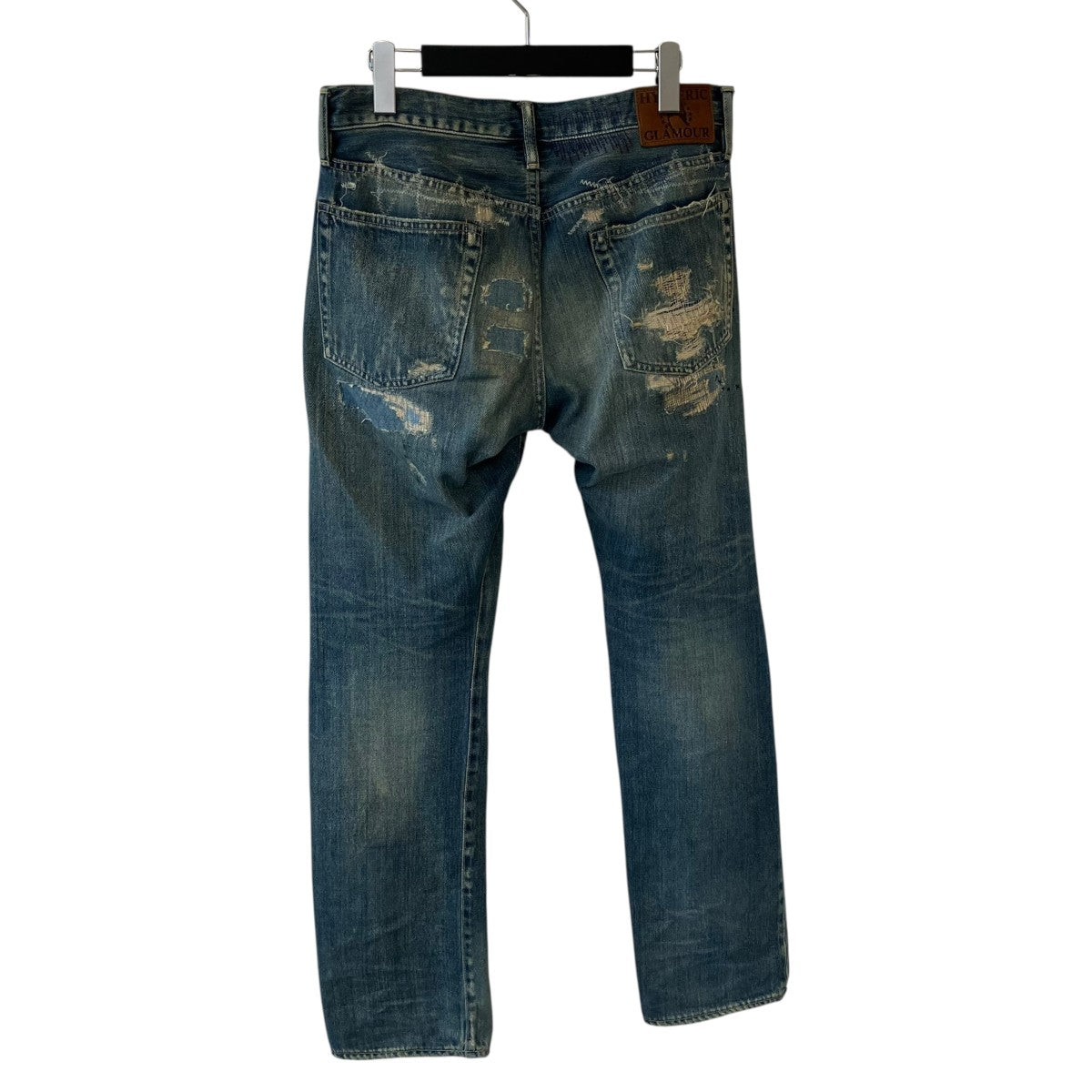 Hysteric Glamour ダメージリペア加工デニムパンツ0251AP09 古着・中古-2枚目のアイテム画像