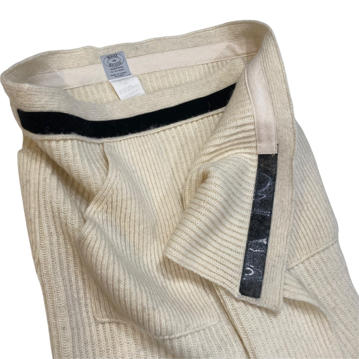 Knit Skirt 31th巻きスカートSUNSEA3155
