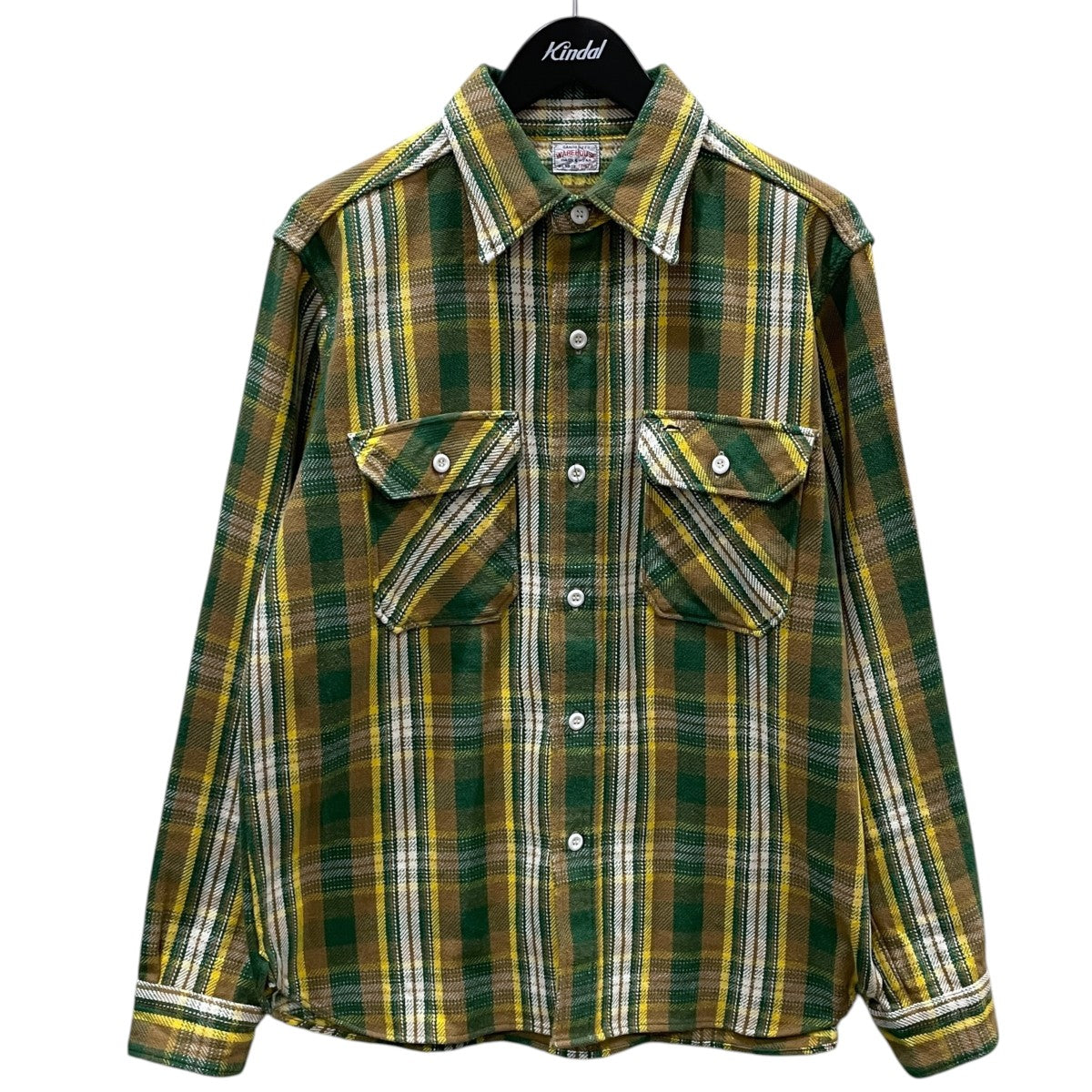 チェック柄ヘビーウェイトシャツ FLANNEL SHIRTS フランネルシャツ 3104