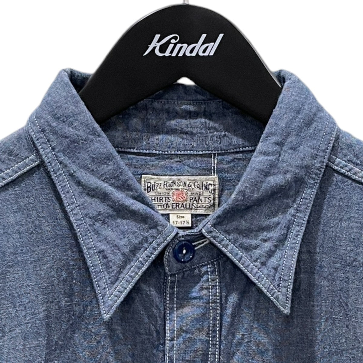 ブルーシャンブレー ワークシャツ BLUE CHAMBRAY WORK SHIRT シャンブレーシャツ BR25995