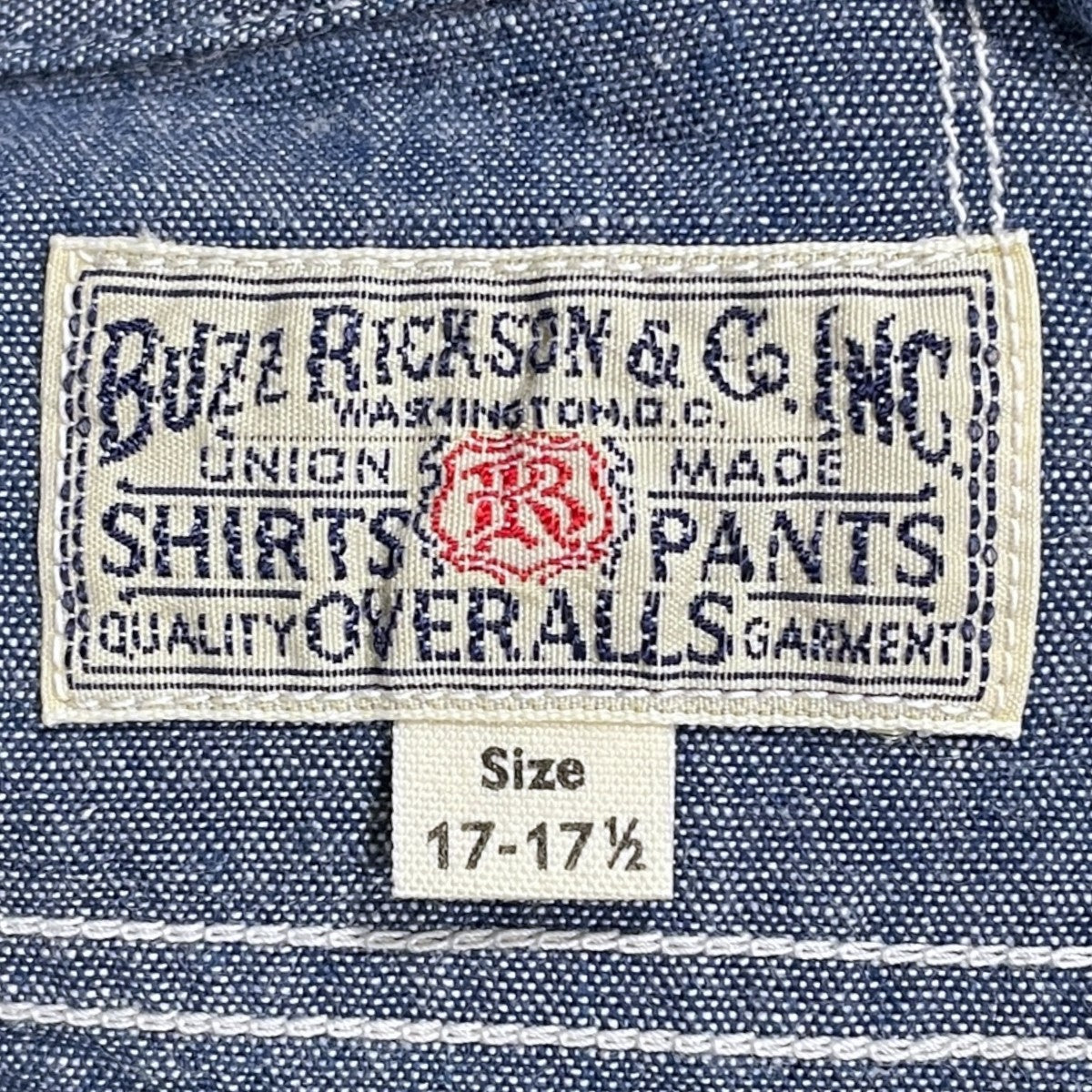 ブルーシャンブレー ワークシャツ BLUE CHAMBRAY WORK SHIRT シャンブレーシャツ BR25995