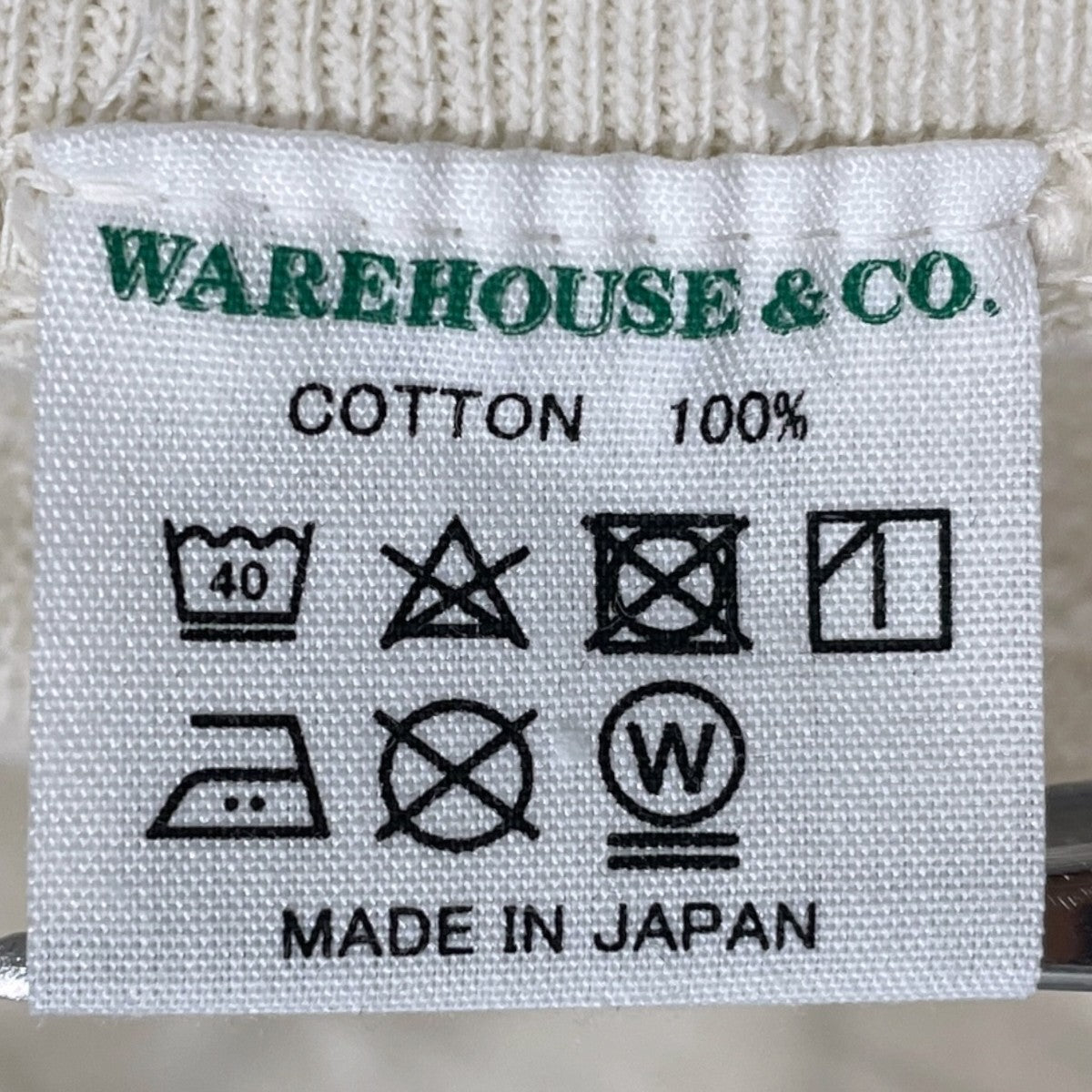 WAREHOUSE 26SS 半袖スウェットトレーナー 2ND-HAND 半袖SW CERA 4104 古着・中古-5枚目のアイテム画像
