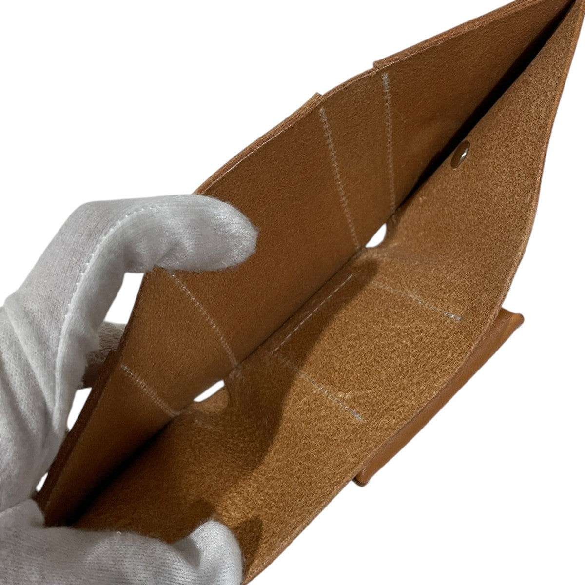 Hender Scheme 三つ折りレザーウォレット trifold wallet トリフォールド ウォレット ot-rc-twt 古着・中古-8枚目のアイテム画像