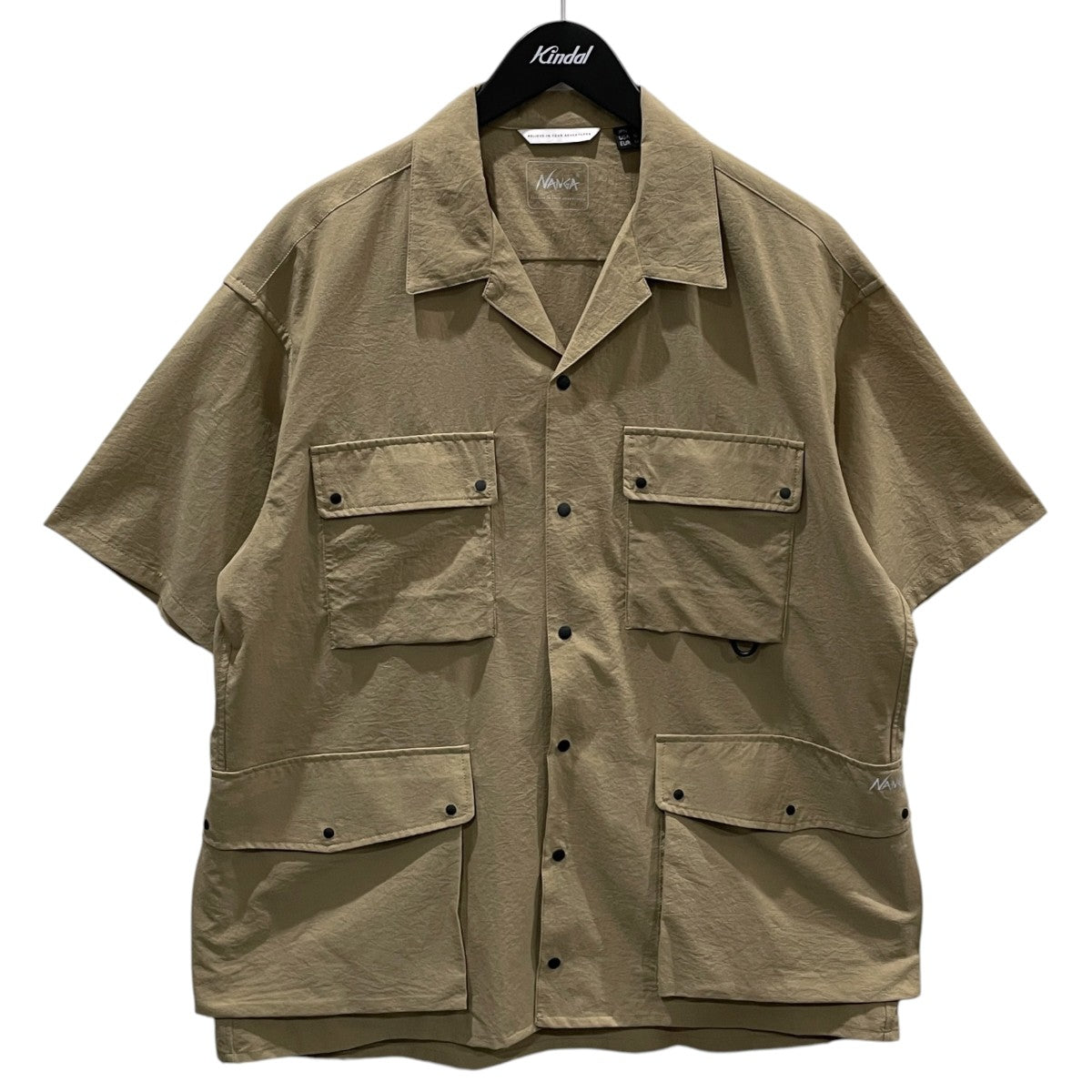 24SS オープンカラー半袖シャツ DOT AIR UTILITY PK SHORT SLEEVE SHIRT ドットエア ユーティリティポケット ショートスリーブシャツ NW2411-1H201-A